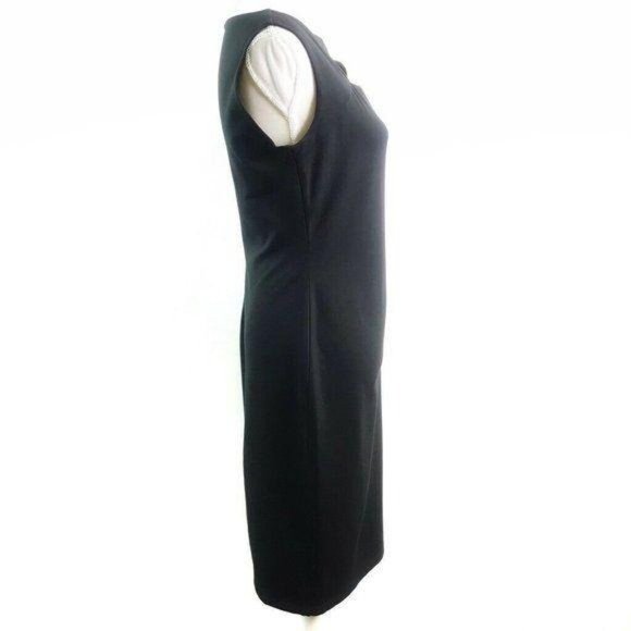 Ralph Lauren Black Cut Out Neckline Sheath Dress - Picture 6 of 10